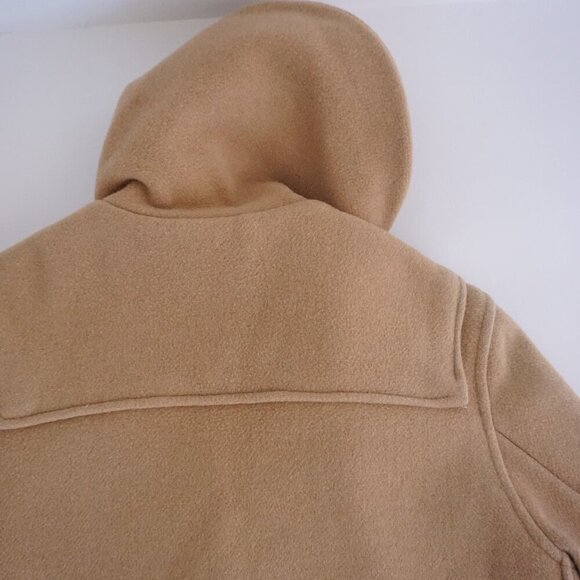 Vintage '70s Gloverall 90% Wool Camel Tan Original English Duffle Coat Jacket 46 - Picture 4 of 13